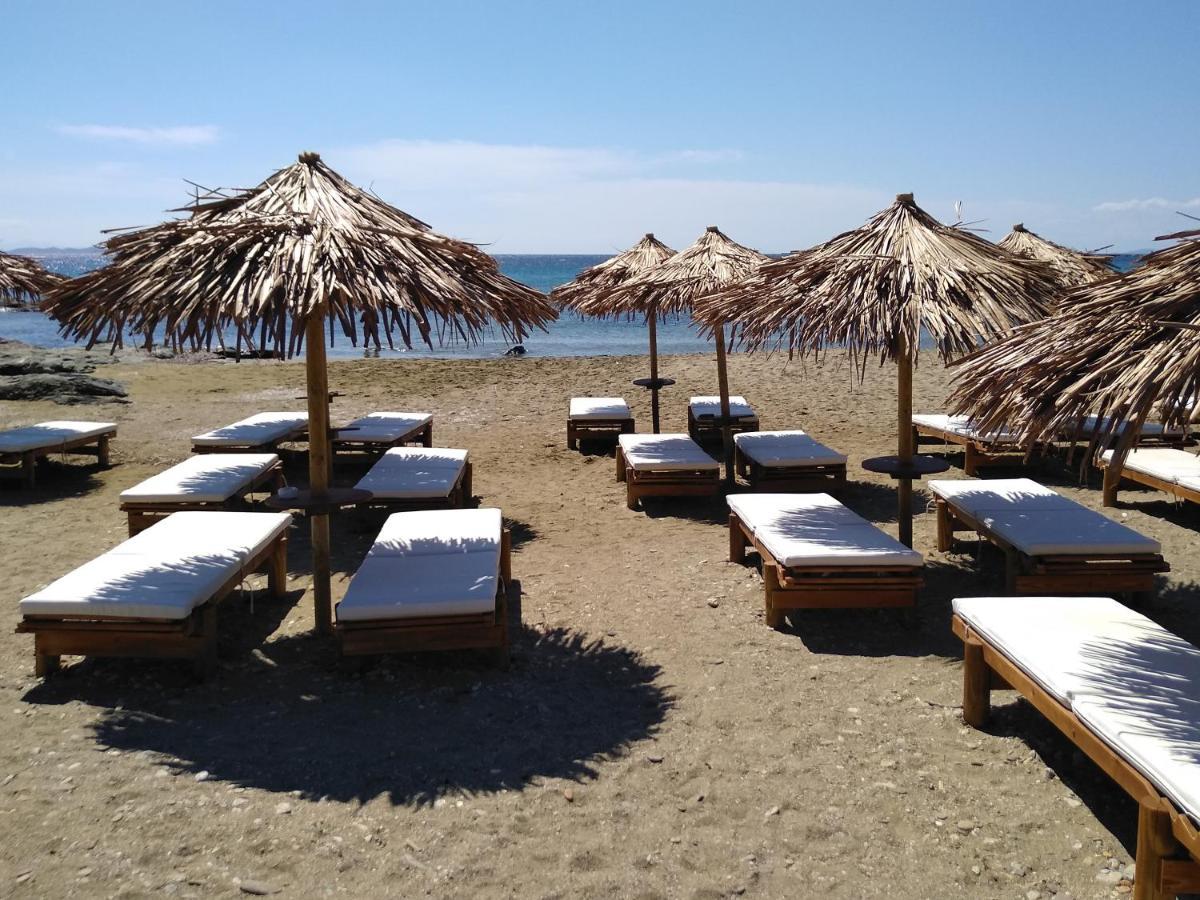 Nostos Beachfront Apartments & Studios Agios Ioannis  Eksteriør bilde