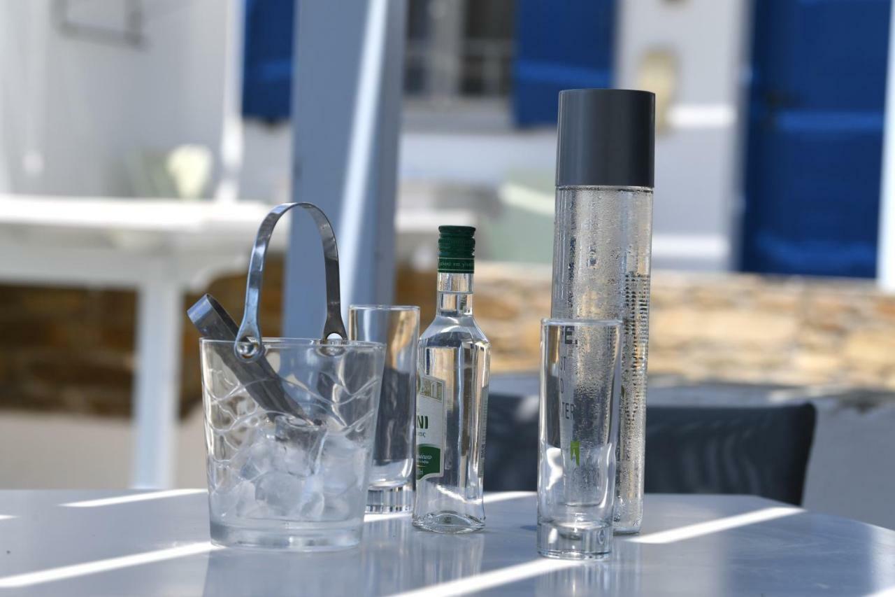 Nostos Beachfront Apartments & Studios Agios Ioannis  Eksteriør bilde