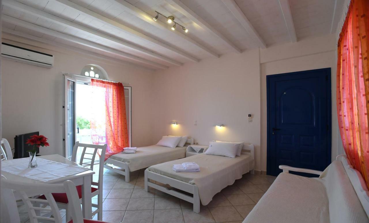 Nostos Beachfront Apartments & Studios Agios Ioannis  Eksteriør bilde
