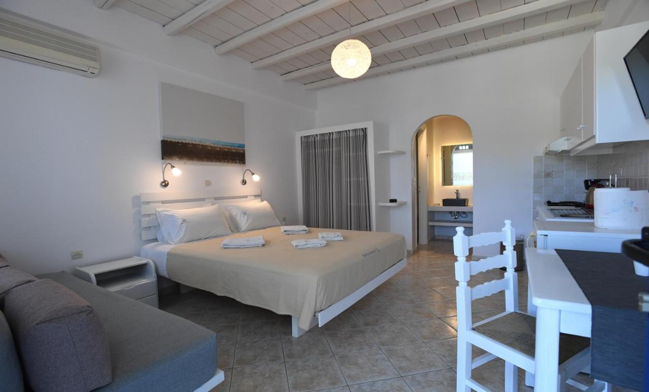 Nostos Beachfront Apartments & Studios Agios Ioannis  Eksteriør bilde
